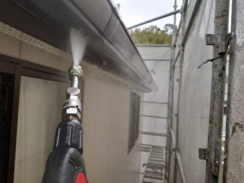 高圧洗浄　付帯部　鼻隠し　雨樋　徳島県