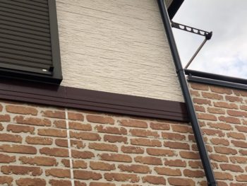 施工後　付帯部　帯板　塗装　徳島県