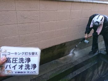 塗装 洗浄作業 徳島 外壁