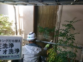 木部 洗浄 外壁 徳島市