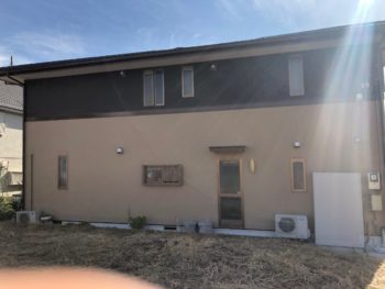 施工後　裏面　住宅　徳島　板野