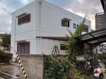 施工後　裏面　全体　徳島　城南