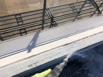 高圧洗浄　屋上　徳島県　八万町