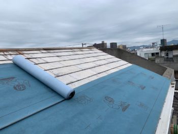 屋根　板金　ルーフィング　徳島県　佐古