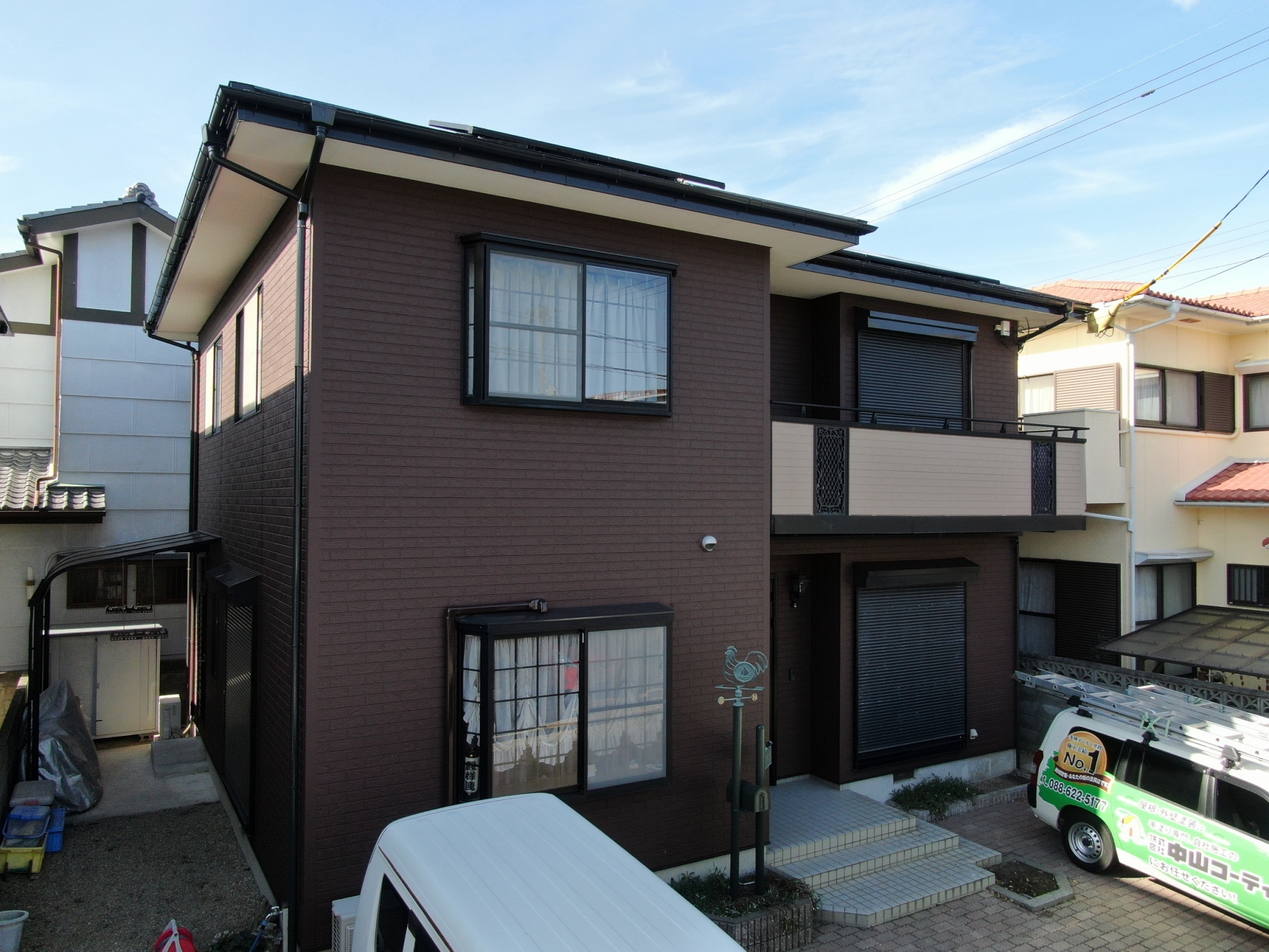 施工後　全体　正面　徳島県　鳴門市