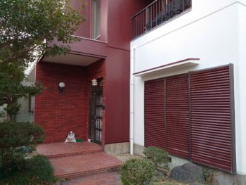 施工後　玄関　徳島　城南