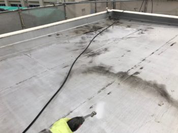 洗浄　屋上　カビ　よごれ　徳島県