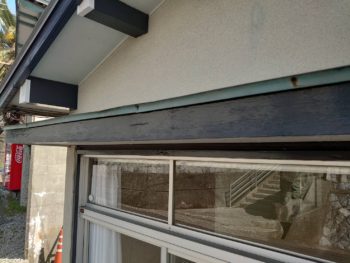 施工後 庇 木部 徳島県 八万町