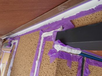 外壁　目地　コーキング　ヘラ押さえ　徳島県