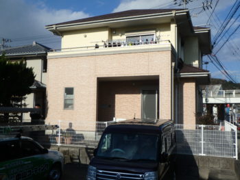 施工前　全体　正面　徳島県　阿南市