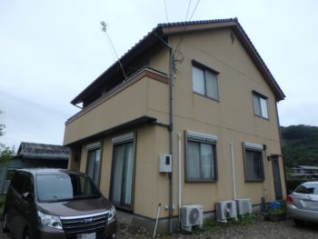 徳島県　上八万　施工前　全体