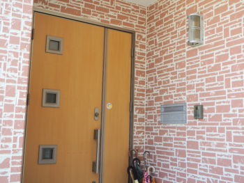 施工後　玄関　外壁　徳島　阿南