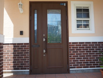 施工後 玄関 徳島県 新浜町