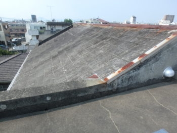 施工前　屋根　よごれ　徳島県　佐古