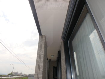 施工前　付帯部　軒天井　徳島県　鳴門市