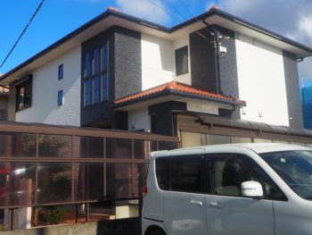 施工後 側面 全体 徳島県 中島田