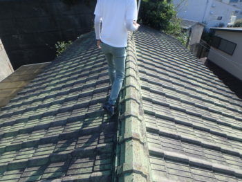 施工前 屋根 劣化 徳島県 八万町