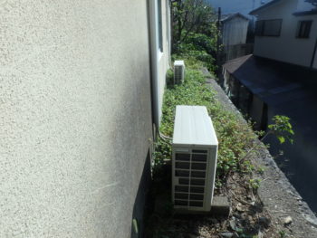 施工前 外壁 汚れ 徳島県 八万町