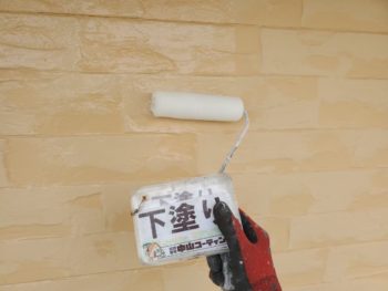 外壁 塗装 下塗り 徳島県 中島田