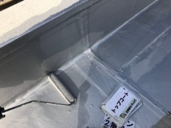 屋上　防水　トップコート　立上り　徳島県