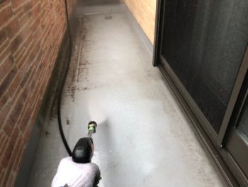 洗浄 ベランダ 側溝 徳島県 中島田