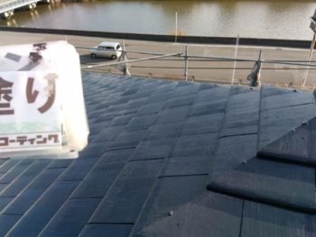 徳島県　鳴門市　屋根　塗装　施工後