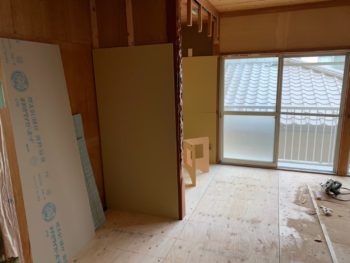 室内工事　床　床板　徳島県