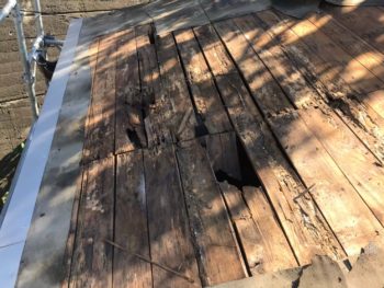 屋根 板金 野地板 穴 徳島県