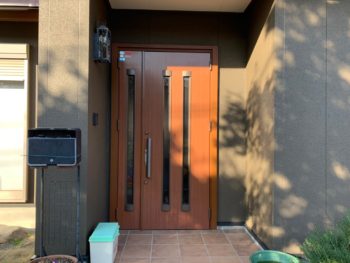 施工後　玄関　徳島県　上八万