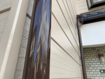 施工後　雨樋　縦樋　徳島県　住吉