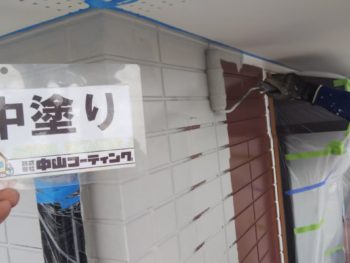 徳島県　南沖洲町　外壁　塗装　２階