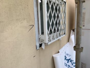 徳島県　松茂町　外壁　張り替え　施行前