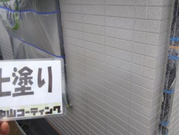 徳島県　南沖洲町　外壁　塗装後　上塗り　２階