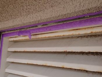 徳島県　かちどき橋　コーキング　養生