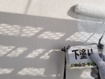 徳島県　川内町　外壁塗装　下塗り