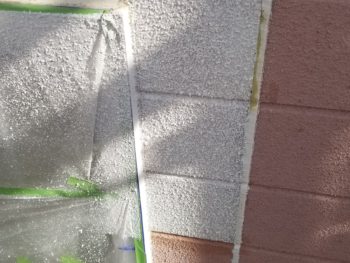 徳島県　大麻町　外壁　補修　リシン