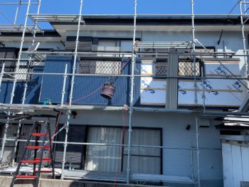 徳島市 外壁 カバー ガルバリウム鋼板