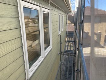 徳島　羽ノ浦　コーキング　施工後　目地　建具