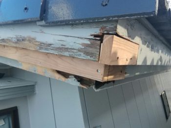 徳島県　石井町　板金工事　木部　差し替え