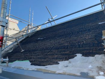 徳島県　かちどき橋　屋根　張り替え　撤去後