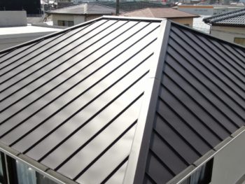 徳島県　藍住町　屋根　板金工事　施工後