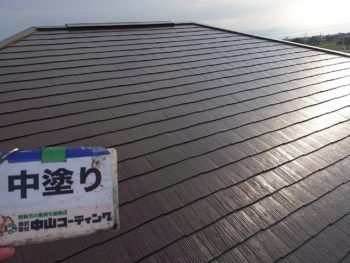 徳島県　上板町　屋根　塗装後