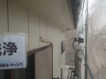 徳島県　国府町　高圧洗浄　目地