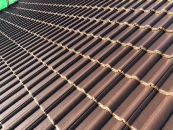 徳島県　藍住町　施工後　屋根　ルーフガード無機