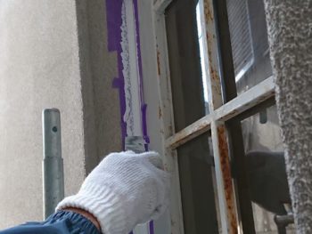 徳島県　かちどき橋　コーキング　ヘラ