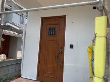 徳島県　松茂町　玄関　張り替え