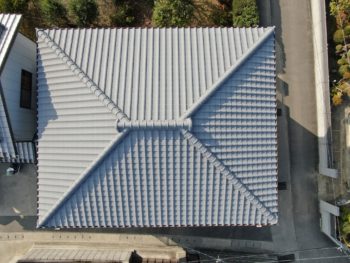 徳島県　国府町　施工後　屋根　GAINA
