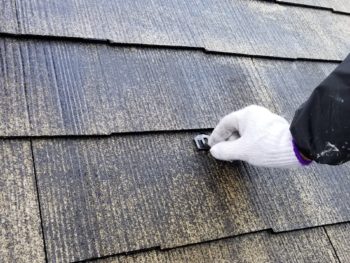 徳島県　大麻町　屋根塗装　タスペーサー