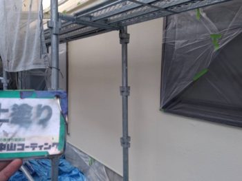 徳島県　新浜町　外壁　塗装後　上塗り　1階