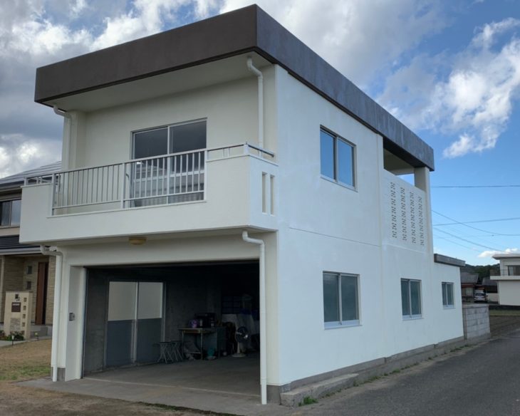 徳島県　上中町　施工後　正面　全体